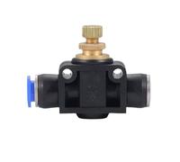 20/50/100 Pezzi Valvola A Farfalla PA/SA SA4 6 8 10 12 Mm Valvola Di Controllo Della Velocità Del Flusso D'aria Tubo Flessibile Dell'acqua Raccordi Pneumatici A Innesto(SA-12,100 PCS)