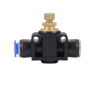 20/50/100 Pezzi Valvola A Farfalla PA/SA SA4 6 8 10 12 Mm Valvola Di Controllo Della Velocità Del Flusso D'aria Tubo Flessibile Dell'acqua Raccordi Pneumatici A Innesto(SA-6,100 PCS)