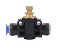 20/50/100 Pezzi Valvola A Farfalla PA/SA SA4 6 8 10 12 Mm Valvola Di Controllo Della Velocità Del Flusso D'aria Tubo Flessibile Dell'acqua Raccordi Pneumatici A Innesto(SA-4,50 PCS)