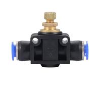 20/50/100 Pezzi Valvola A Farfalla PA/SA SA4 6 8 10 12 Mm Valvola Di Controllo Della Velocità Del Flusso D'aria Tubo Flessibile Dell'acqua Raccordi Pneumatici A Innesto(SA-8,100 PCS)