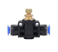 20/50/100 Pezzi Valvola A Farfalla PA/SA SA4 6 8 10 12 Mm Valvola Di Controllo Della Velocità Del Flusso D'aria Tubo Flessibile Dell'acqua Raccordi Pneumatici A Innesto(SA-10,100 PCS)