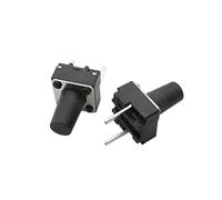 20/50/100 Pz Micro Interruttore Tattile Momentaneo Tact DIP Switch 2Pin 6x6mm Micro Touch Interruttore di Pulsante di Alta 5mm 6mm 7mm 8mm 9mm(6x6x4.3mm,50Pcs)