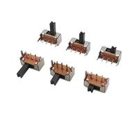 20/50/100 SK12D07VG SK12D07 Interruttore a levetta 3 PIN PCB 1P2T Interruttore a scorrimento Maniglia Interruttore a scorrimento in miniatura Manopola laterale Alta 2/3/4/5/6/7mm(High 2mm,20PCS)