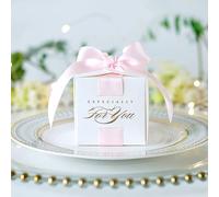 20/50/100pcs Mini Matrimonio Regalo Scatola Souvenir Nastro Sposa Festa Favore