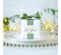 20/50/100pcs Mini Matrimonio Regalo Scatola Souvenir Nastro Sposa Festa Favore