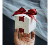 20/50/100pcs Mini Matrimonio Regalo Scatola Souvenir Nastro Sposa Festa Favore