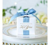 20/50/100pcs Mini Matrimonio Regalo Scatola Souvenir Nastro Sposa Festa Favore