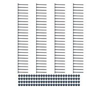 20/50/100Pcs Nylon Universali Fascette Fermacavi Fibbia Fascette Fermacavi di Bloccaggio Durevole Zip Tie Cinghie per Parafango Piastra Tronco Universali Fibbia