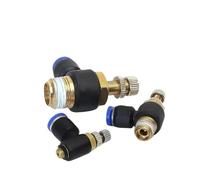20/50 PCS SL L Type Throttle Joint Male Thread Adjustable Air Speed Control Valve SL-4/6/8/10/12 Pneumatic Air Pipe Joint(SL10-02)