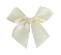 20/50 pezzi di fiocchi di nastro colorati in poliestere, fiocco di nastro di raso, fiore, copricapo, abbigliamento, festa di nozze, fai da te, decorazione artigianale-10 beige-50 pezzi