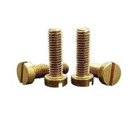 20/50 pezzi M1.2 M1.4 M1.6 M2 M2.5 M3 * L Ottone con intaglio Vite a testa cilindrica Vite in ottone Bullone in ottone (Color : 10mm, Size : M1.4 20pcs)
