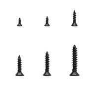 20/50 pezzi M2 M3 Vite autofilettante for legno a testa svasata piatta in acciaio al carbonio micro con testa a croce Phillips(50pcs,M3x30mm)