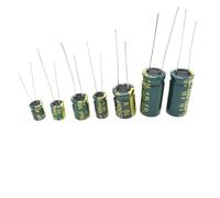 20-500pcs 6.3v 10v 16v 25v 35v 50v 63v 250uf 400v 2.2uf 4.7uf 6.8uf 33uf 47uf 100ufhigh frequency aluminum electrolytic capacito CZAOINCU(16V330UFX200Pieces)