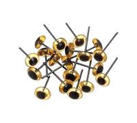 20/50Pcs 3-12mm Occhi di Vetro Trasparente Orsi Infeltrimento ad Ago Occhi di Vetro di Plastica Animali Burattini Che Fanno Accessori per Bambole di Peluche-7mm-20Pcs