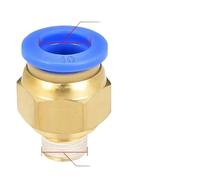 20/50PCS Pneumatic Quick Connectors PC Series 6mm 8mm 10mm 12mm OD Hose Tube 1/8" 1/4" 3/8" 1/2" Threads Air Connectivity(PC8-02 (1I4))
