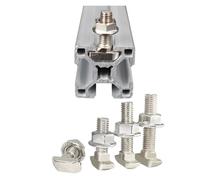 20/50PCS T Tipo Vite Profilo In Alluminio Raccordi Bullone Flangia Dado Set M5 M6 M8 M10, 2020/3030/4040/4545(30M6x20T M6 20pcs)