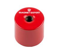 20.5x19mm Alnico Pot Magnete, M6 Foro Filetto, Trazione 4kg (4pcs)