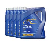 20 (5x4) Litri SAE 75W-85 MANNOL Olio Per Trasmissione FWD/ Cambio/ API GL-4