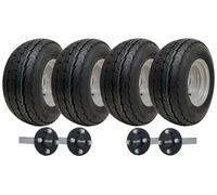 20.5x8.00-10 Doppio Asse Rimorchio Kit Alta Velocità Strada Legali Ruote Fusello