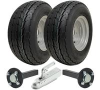 20.5x8.00-10 Rimorchio Kit Alta Velocità Strada Legale Ruote + Hub & Amp;