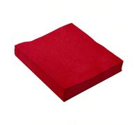 20/60 Pezzi Tovaglioli usa e getta rossi di dimensioni 13" x 13", adatti per cottura, feste, matrimoni, hotel, ristoranti e intrattenimento di ospiti Tagli Unica,Rosso-60pzCarta tessile