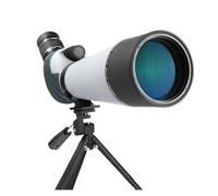 20-60x80 Cannocchiale Zoom Monoculare Impermeabile FMC Rivestimento Delle Lenti Telescopio For Tiro Al Bersaglio All'aperto Con L'arco Birdwatching Chiaro Immagine(With tripod and clip)