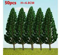 20/70pcs Modellino Plastica Artificiale Miniatura Kid Toy Albero Paesaggio