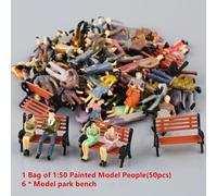 20/70pcs Modellino Plastica Artificiale Miniatura Kid Toy Albero Paesaggio