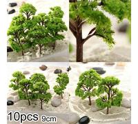 20/70pcs Modellino Plastica Artificiale Miniatura Kid Toy Albero Paesaggio