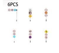 20/70pcs Modellino Plastica Artificiale Miniatura Kid Toy Albero Paesaggio