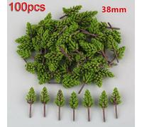 20/70pcs Modellino Plastica Artificiale Miniatura Kid Toy Albero Paesaggio