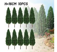 20/70pcs Modellino Plastica Artificiale Miniatura Kid Toy Albero Paesaggio