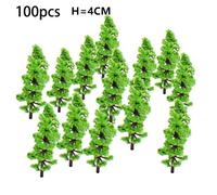 20/70pcs Modellino Plastica Artificiale Miniatura Kid Toy Albero Paesaggio