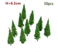 20/70pcs Modellino Plastica Artificiale Miniatura Kid Toy Albero Paesaggio