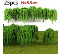 20/70pcs Modellino Plastica Artificiale Miniatura Kid Toy Albero Paesaggio