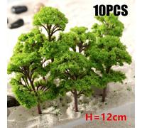 20/70pcs Modellino Plastica Artificiale Miniatura Kid Toy Albero Paesaggio