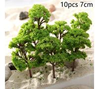 20/70pcs Modellino Plastica Artificiale Miniatura Kid Toy Albero Paesaggio