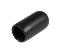 20/80/200 pezzi di tappo terminale rotondo in gomma da 2 mm a 9 mm di diametro interno, altezza 15 mm, tappo di protezione for filettatura, tappi in gomma nera for tubi(4.5mm 20pcs)