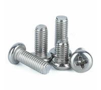 20-90 pezzi M1 M1.2 M1.4 M1.6 M2 M2.5 M3 M4 DIN7985 GB818 304 Viti a testa cilindrica incassata in acciaio inossidabile Viti Phillips-M1.6 90 pezzi-8 mm