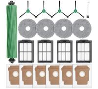20 Accessori per iRobot Roomba Plus 405/505 Combo Robot Aspirapolvere Lavatrice, 6 sacchetti aspirapolvere 4 spazzole laterali 4 salviette 4 filtri 1 spazzola principale 1Spazzola di pulizia