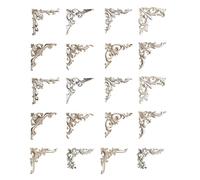 20 Adesivi Angolari Vintage In Rilievo Con Bordo Scavato Per Scrapbooking E Diari Progetti Artigianali Fatti A Mano