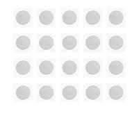 20 adesivi NFC da 25 mm, NFC Tag NTAG215, memoria NFC Chip 504Byte, riscrivibili, compatibili con iPhone, tasti rapidi, per Android, per Amiibo, Smarthome e superfici metalliche (nero)