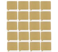 20 adesivi Scratch Sticker Label per matrimonio, certificati di compleanno, adesivi per la produzione di biglietti di lotteria segreti