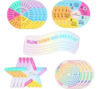 20 adesivi sensoriali, strisce testurizzate per alleviare lo stress sensoriale, per adulti, forniture scolastiche, concentrazione, energia, emozioni lenitive