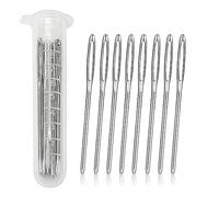 20 aghi da cucito con cruna grande, aghi da cucito a mano con estremità smussata, facili da infilare, per lana e lana, 5,8 cm