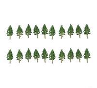 20 Alberi Modello 6cm per Diorama Ferroviario | Ideali per diorami ferroviari, layout treni, scenografie architettoniche, dettagli realistici