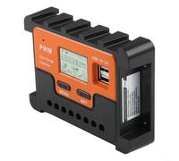 20 Amp Pannello Solare Controller 12/24V Auto per pwm per caricabatterie Schermo LCD Dual USB per Camper Van Shed per Batteria Kit di Manutenzione