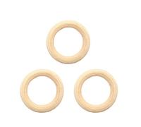 20 anelli in legno di diametro da 45 mm, per il fai da te, per le malattie dei bambini, per la cura dei bambini, per la cura dei bambini, cerchi in legno macramè, anello in legno naturale, artigianato