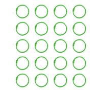 20 anelli in metallo da 25 mm, per raccoglitori e indici e rilegature, per organizzare file e album fotografici