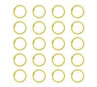 20 anelli per rilegatura in metallo, 25 mm, per una gestione efficiente dei documenti e progetti di bricolage